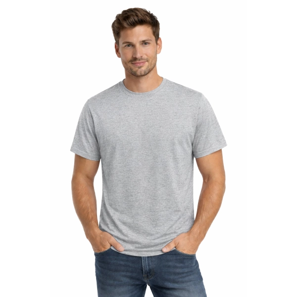 Męska koszulka T-shirt 100% miękka bawełna szara roz. XXL – koszulka t-shirt – odzież robocza dla gastronomii